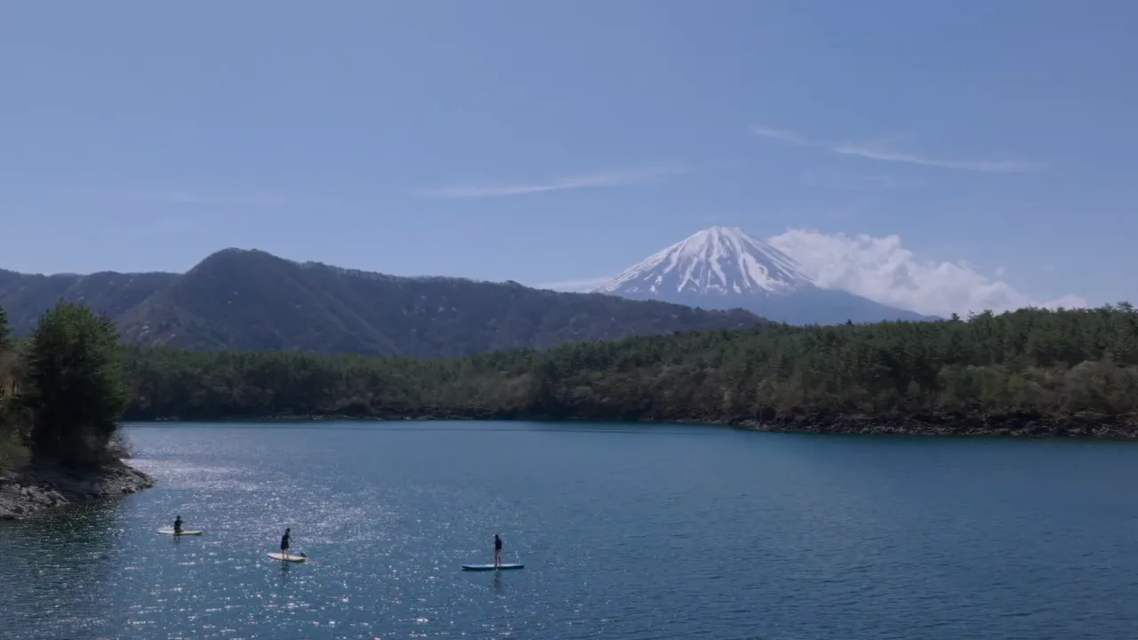 A VILLAGE — Fujikawaguchiko, Lake Saiko